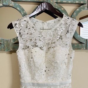 Lace ivory dress